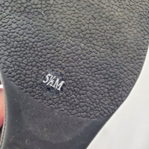 ALFANI Step N Flex Black T-Strap Wedge Sandals 5.5M - Picture 7 of 10